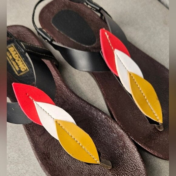 Badong Colorful Feather Sandals - Picture 8 of 11